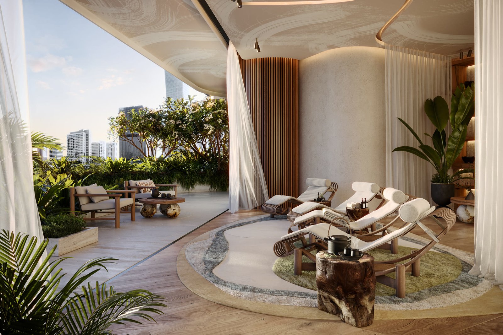 Spa pools and relaxation